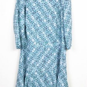 Reiss Print Giselle Fit 'n Flare 3/4 Sleeve Dress